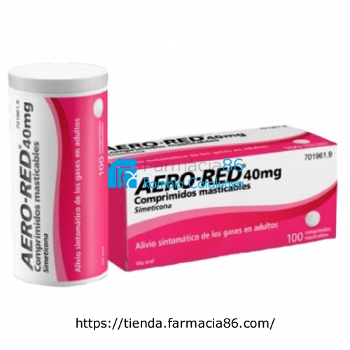 AERO RED 40 mg COMPRIMIDOS MASTICABLES , 100 comprimidos
