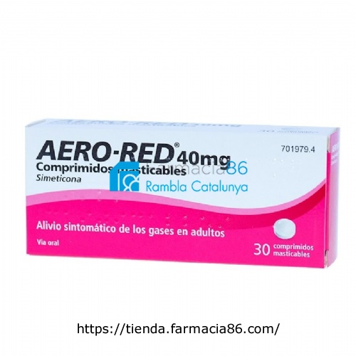 AERO RED 40 mg COMPRIMIDOS MASTICABLES , 30 comprimidos