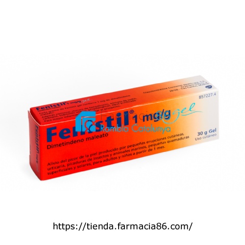 FENISTIL 1 mg/g GEL , 1 tubo de 50 g