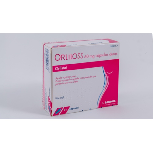 ORLILOSS 60 MG CAPSULAS DURAS, 42 cápsulas (PVC-PVDC/AL)