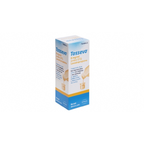 TOSSEVO 6 MG/ML JARABE EFG , 1 frasco de 200 ml