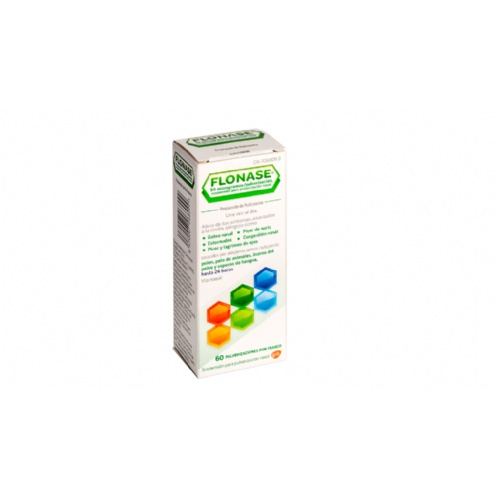 FLONASE 50 MICROGRAMOS/PULVERIZACION SUSPENSION PARA PULVERIZACION NASAL, 60 pulverizaciones