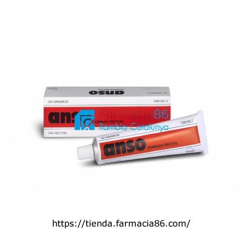 ANSO POMADA RECTAL, 1 tubo de 50 g