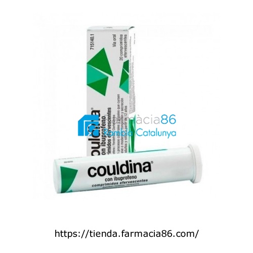 COULDINA CON IBUPROFENO COMPRIMIDOS EFERVESCENTES, 20 comprimidos