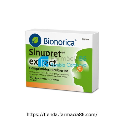 SINUPRET EXTRACT COMPRIMIDOS RECUBIERTOS, 20 comprimidos