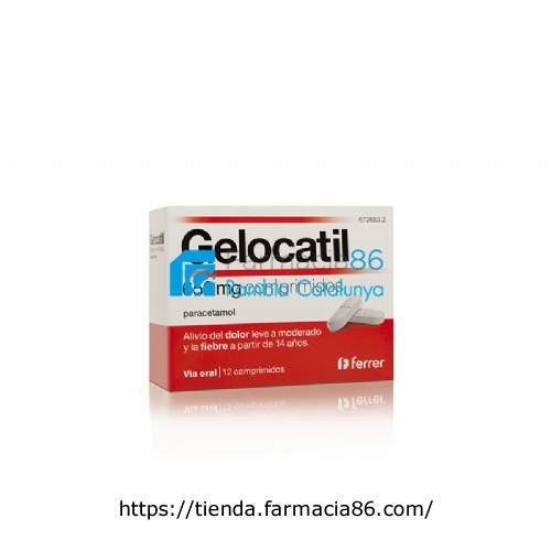 GELOCATIL 650 mg COMPRIMIDOS, 20 comprimidos