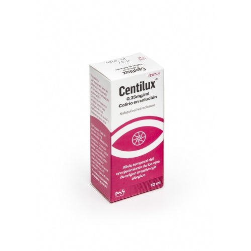 CENTILUX 0,25 mg/ml COLIRIO EN SOLUCION , 1 frasco de 10 ml