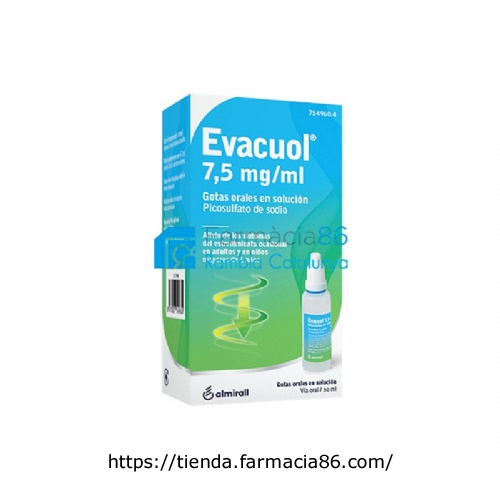 EVACUOL 7,5 mg/ml Gotas orales en solución , 1 frasco de 30 ml