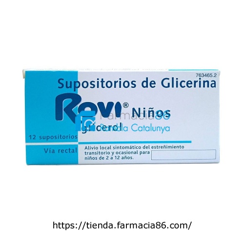 SUPOSITORIOS DE GLICERINA ROVI NIÑOS, 12 supositorios