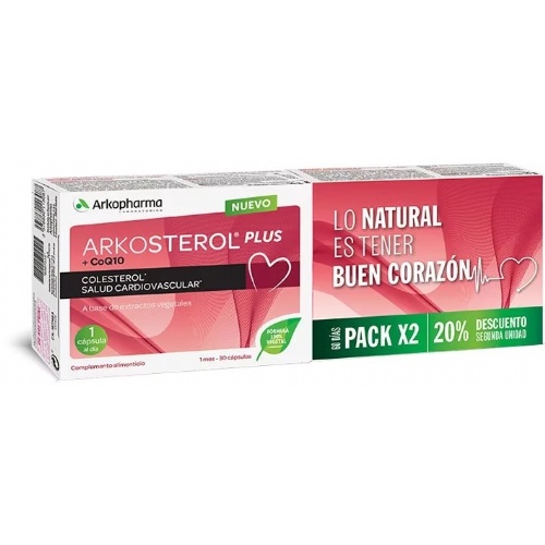 Arkosterol plus (2 envases 30 capsulas)