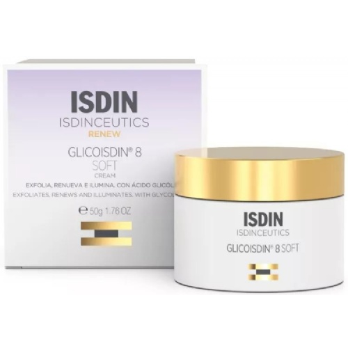 Isdinceutics glicoisdin 8 soft crema facial efecto peeling (1 envase 50 ml)