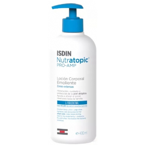 Isdin nutratopic pro-amp locion corporal emoliente (1 envase 400 ml)