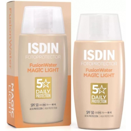 Fotoprotector isdin spf 50 fusion water color (1 envase 50 ml light)