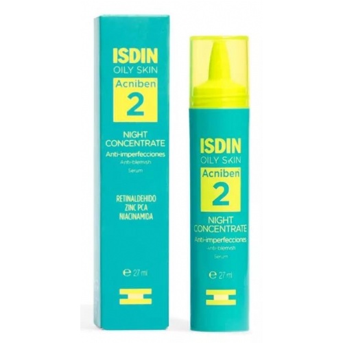Isdin teen skin acniben night concentrate anti-imperfecciones serum (1 envase 27 ml)
