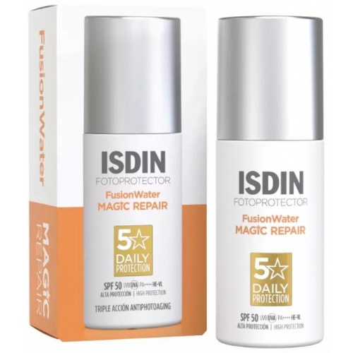 Isdin fotoprotector fusion water magic repair  1 frasco 50 ml