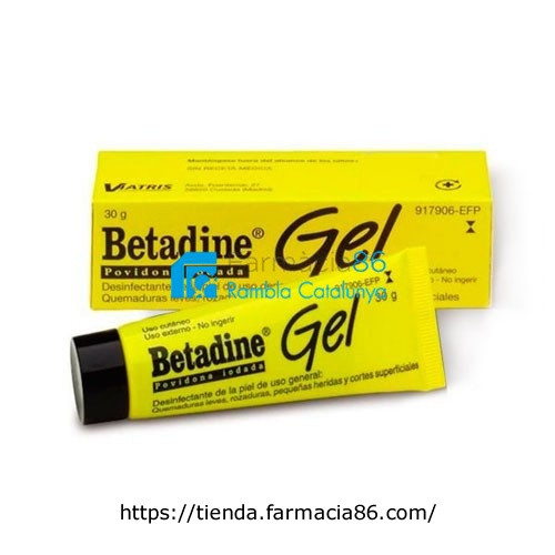 BETADINE GEL 100 MG/G GEL, 1 tubo de 30 g