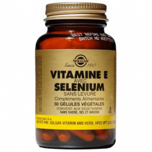 Solgar vit e selenio 50 caps veg(yeast free