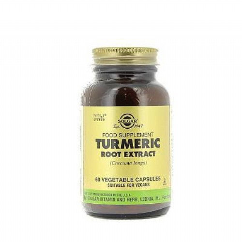 Solgar curcuma raiz 60 vegcaps (turmeric)