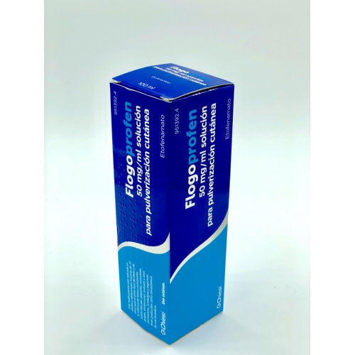 FLOGOPROFEN 50 mg/ml SOLUCION PARA PULVERIZACION CUTANEA , 1 frasco de 100 ml