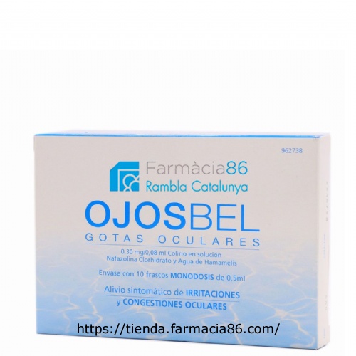 OJOSBEL GOTAS OCULARES, 0,30 mg/0,08 ml Colirio en solución , 10 envases unidosis de 0,5 ml