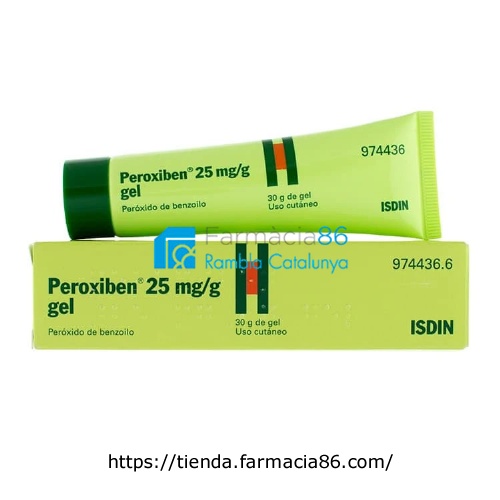 PEROXIBEN  25 mg/g GEL, 1 tubo de 30 g