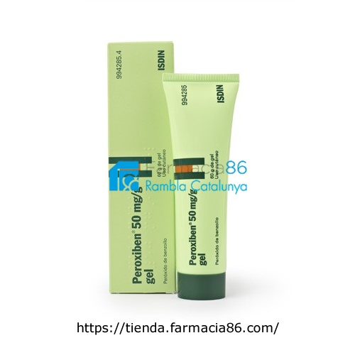 PEROXIBEN  50 mg/g GEL, 1 tubo de 60 g