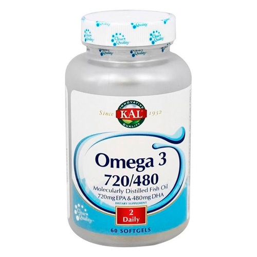 Kal omega 3 720/480 60perlas