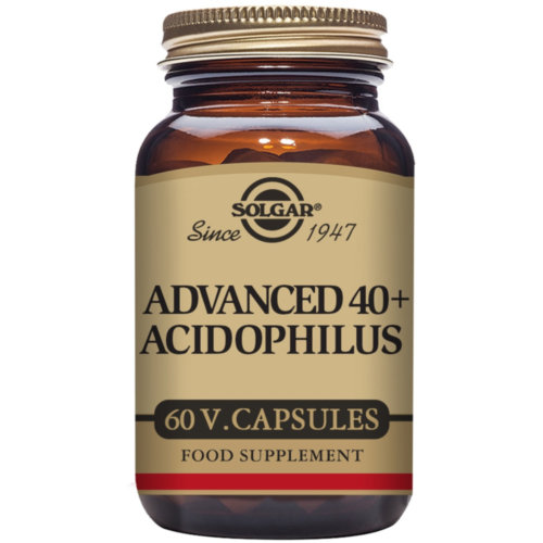Solgar advanced 40+ acidophilus  60 capsulas vegetales