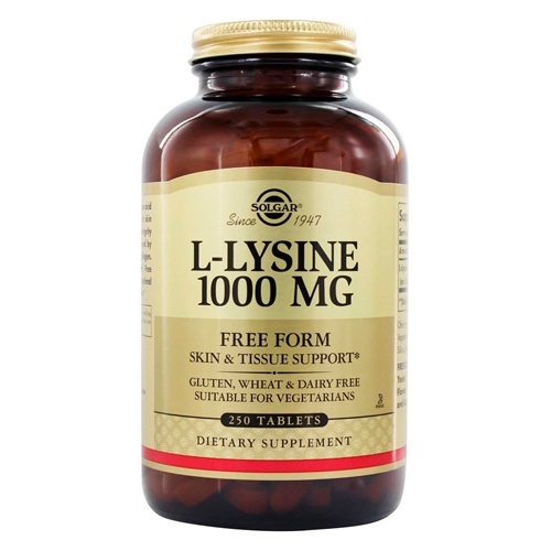 Solgar l-lisina 1000 mg 250 comp