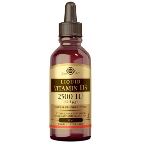 Solgar vitamina d3 liquida  2500 ui 1 envase 59 ml
