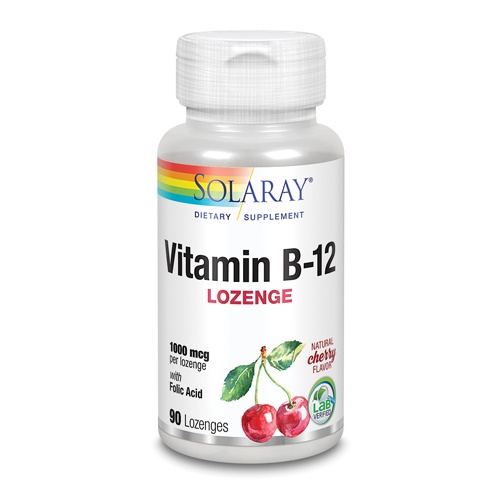 Solaray vitamina b12 1000mcg 90 sublinguales