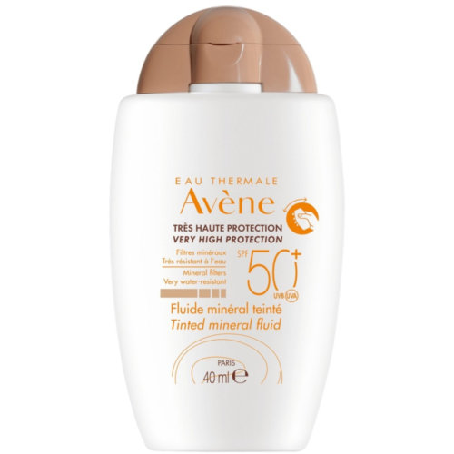 Avene Solar Fluido Teint Mineral Pantallas Fisicas Spf 50+ 40 Ml