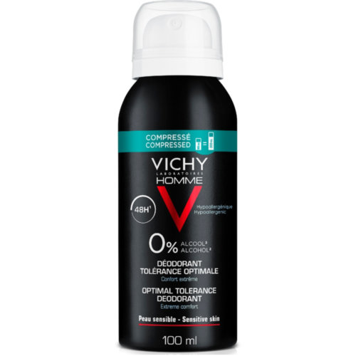 Vichy homme desodorante tolerancia optima 48 h comprimido  1 envase 100 ml aerosol