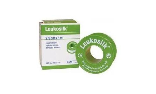 Esparadrapo hipoalergico leukosilk 1 unidad 5 m x 2,5 cm - leukosilk