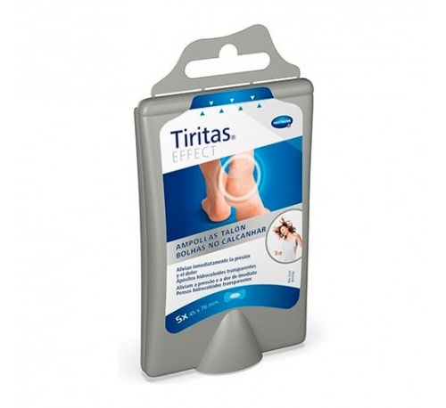Tiritas effect ampollas (talon 5 apositos 76 mm x 45 mm)
