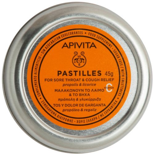 Apivita pastillas con propoleo regaliz 45g