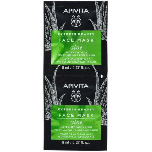 APIVITA EXPRESS BEAUTY MASCARILLA HID ALOE 2X8ML