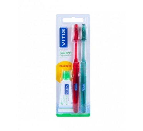 Vitis Duplo Cepillo Dental Suave