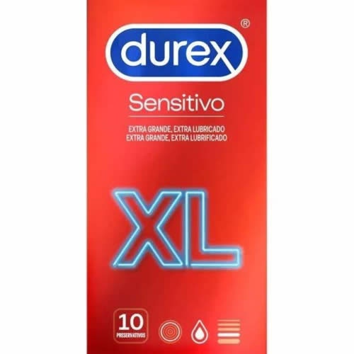 Preservativos durex sensitivo xl 10u