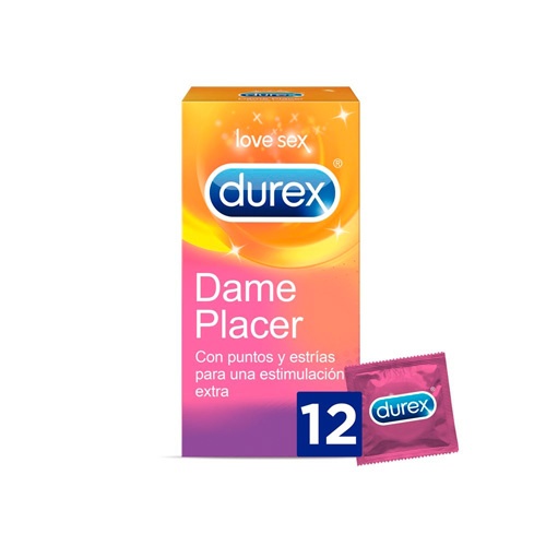 Durex® Dame Placer preservativos 12uds