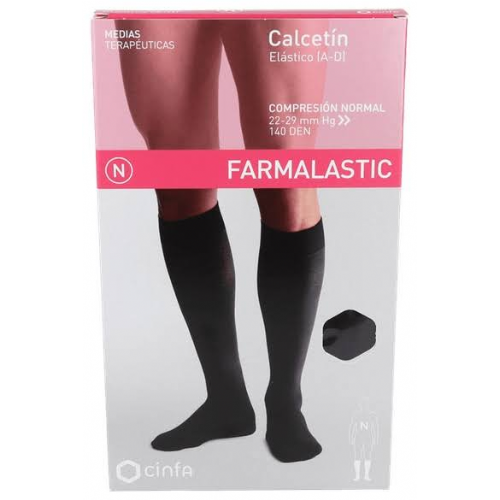 Calcetin - farmalastic (negro t- med)