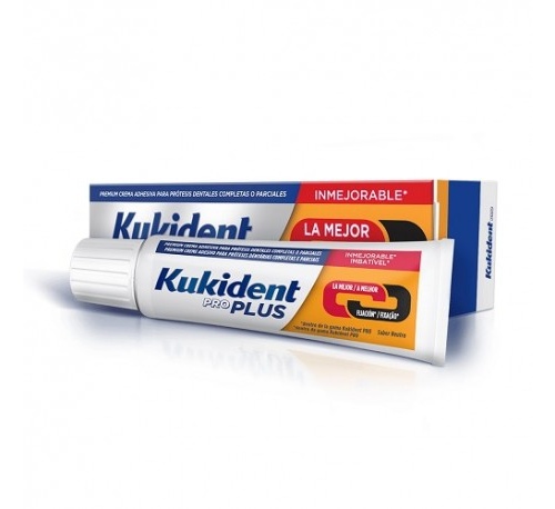 Kukident pro doble accion - crema adh protesis dental (neutro 40 g)