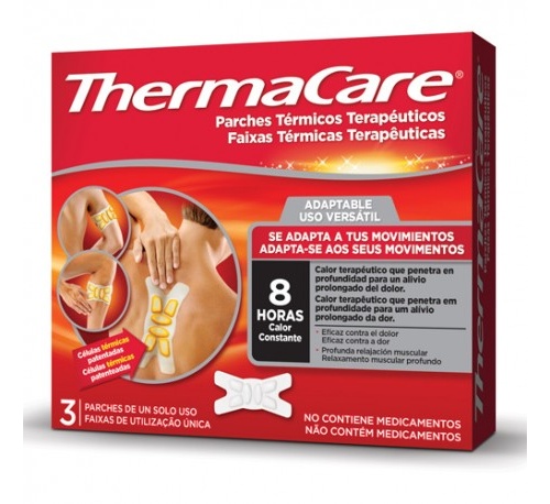 Thermacare parches termicos adaptables (3 parches)