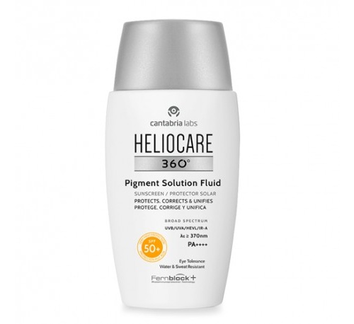 Heliocare 360º pigment solution fluid protector solar protege corrige y unifica spf50+ (1 envase 50 