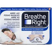 Breathe right clasicas - tira adh nasal (10 unidades)