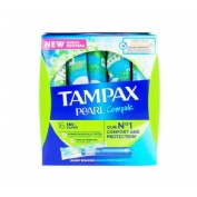 Tampax compak pearl tampon 100%algodon (super 18 u)