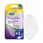 Scholl party feet apoyo almohadilla plantar - con tecnologia gelactiv (1 par)