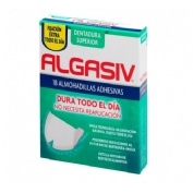 Algasiv almohadillas adhesivas dentadura superior (18 unidades)