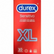 Preservativos durex sensitivo xl 10u