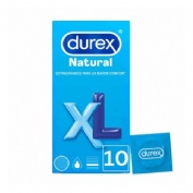 Durex® Natural Plus XL Easy-On preservativos 12uds